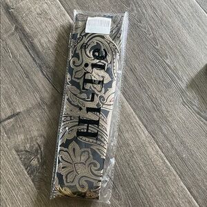 Etro Black and Gold Paisley Tie